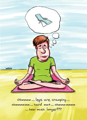 Far Gone Greetings Get Comfortable on your Birthday Greeting Card