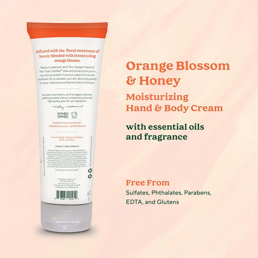 South of France Orange Blossom and Honey Moisturizing Hand and Body Cream Travel Size 1 fl. oz