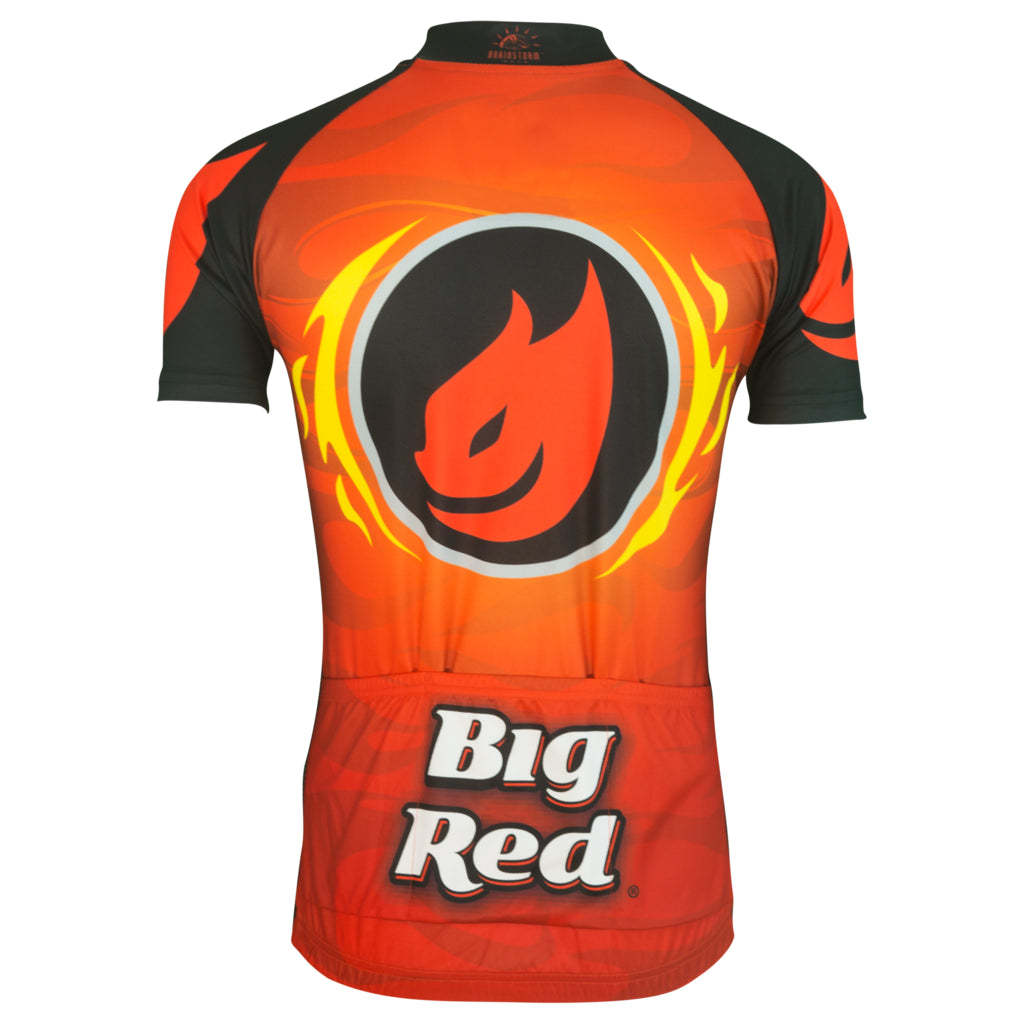 Big Red Men's Cycling Jersey (S, M, L, XL, 2XL, 3XL)