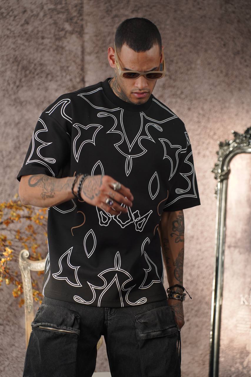 Deftlouwear Digital Print Rayon Shirt - Men's Short Sleeve Beach Shirt - Lightweight Summer Top