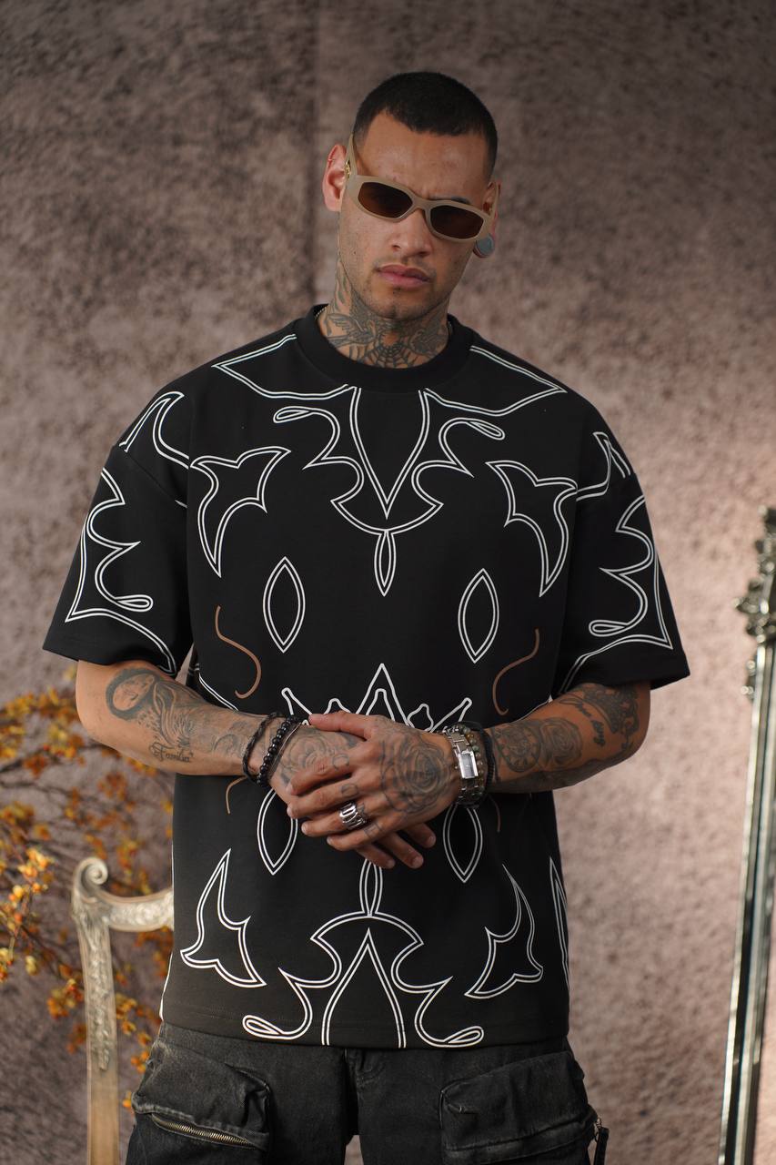 Deftlouwear Digital Print Rayon Shirt - Men's Short Sleeve Beach Shirt - Lightweight Summer Top