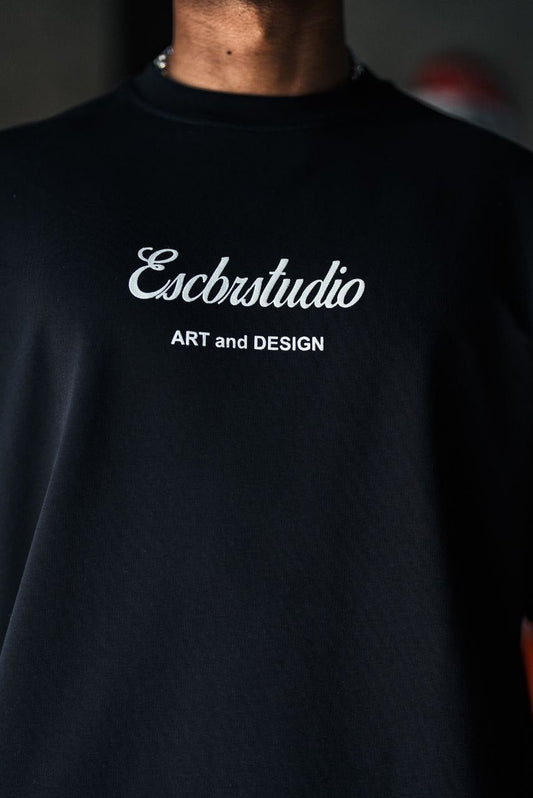 Escbrstudio Graphic Cotton Tee / Chill Now Art Design T-Shirt