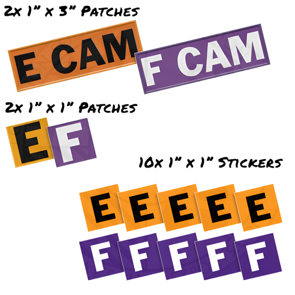 Last Look Labels Camera Patches Package