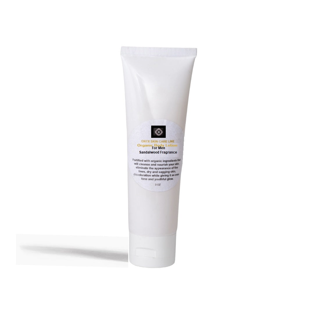 Organic Nourishing Lotion Single 3 oz Tubes 7 Organic Fragrances - for MEN