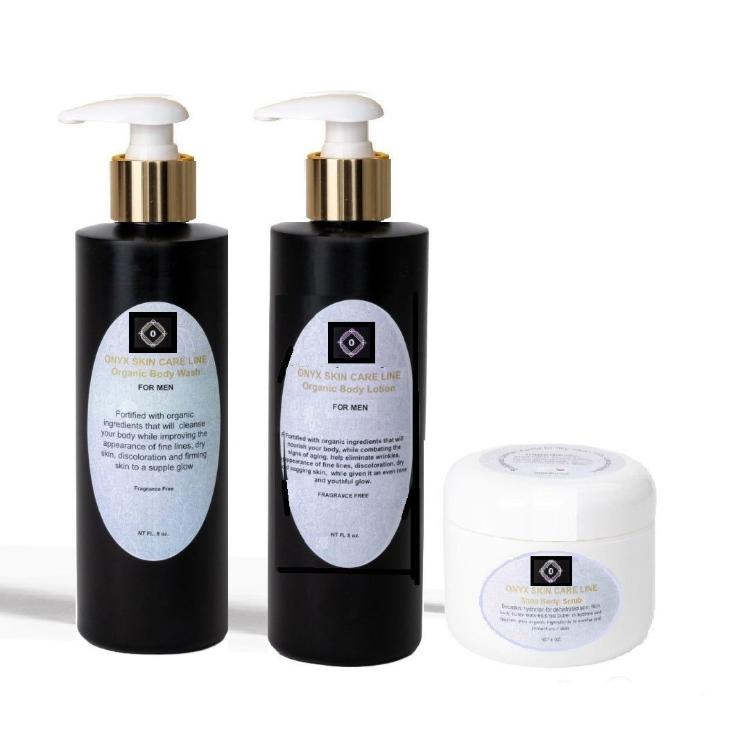 ORGANIC THREE STEP BODY SYSTEM - Lavender Fragrance - for MEN