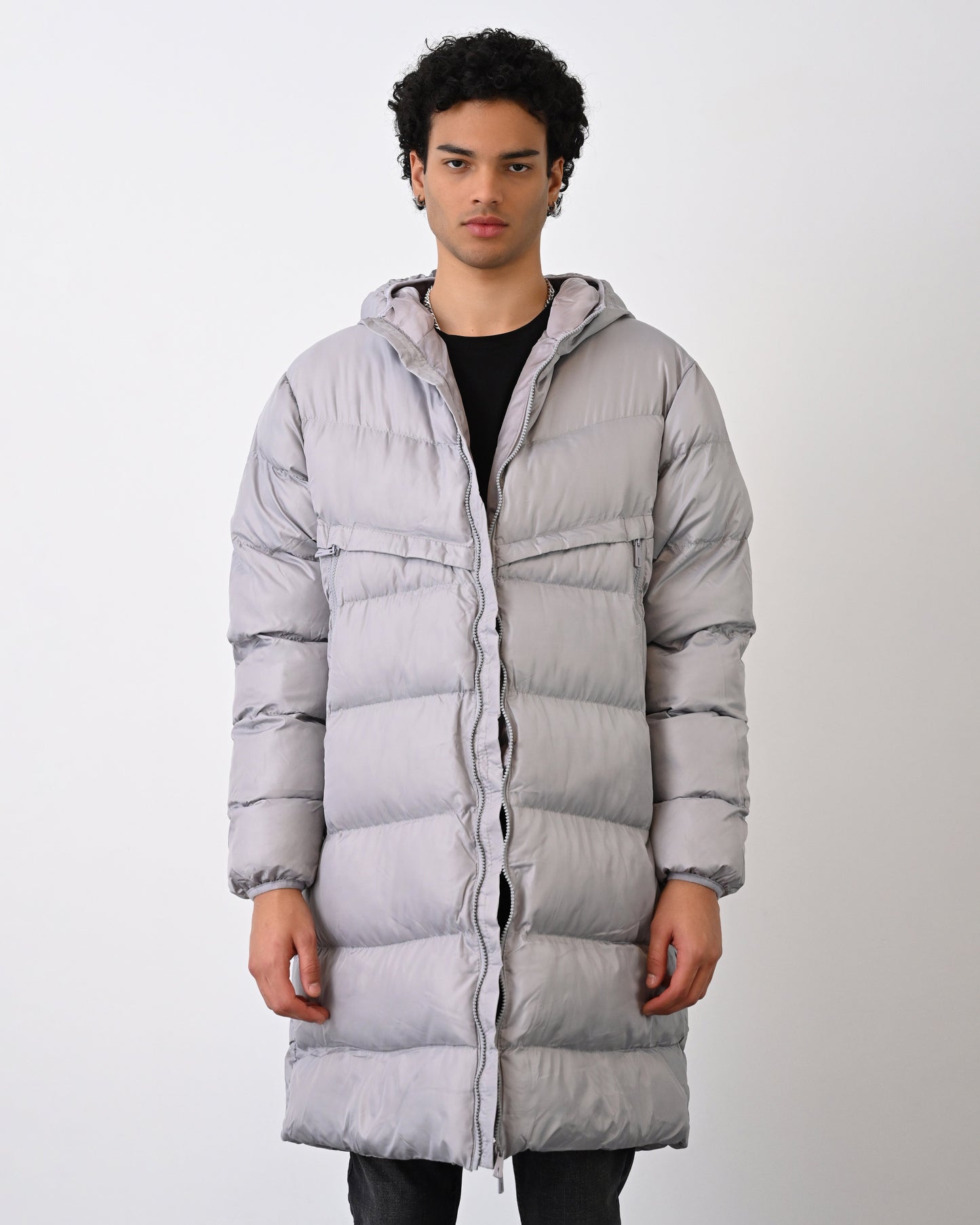 Men's Long Winter Coat – Fleece Lined