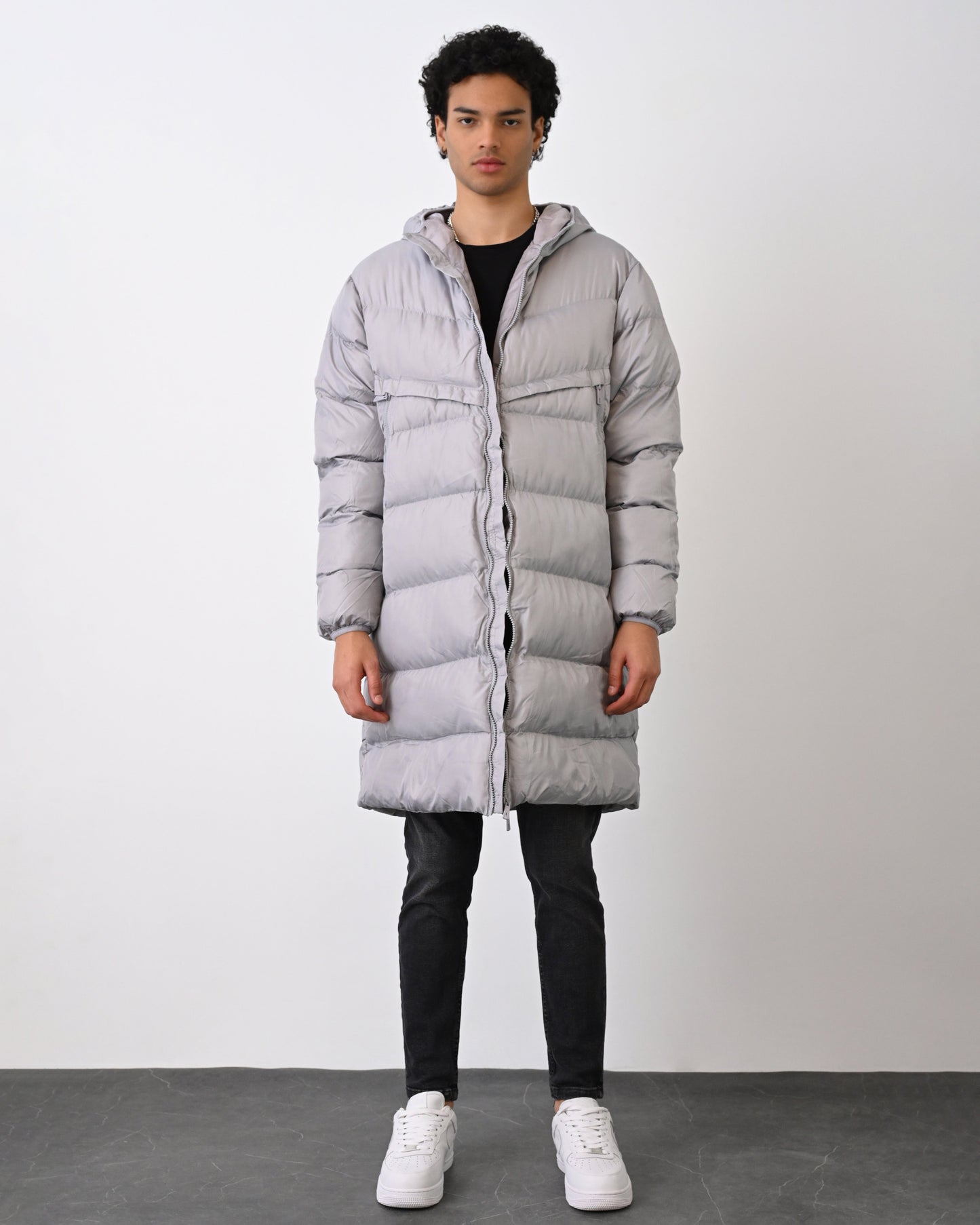 Men's Long Winter Coat – Fleece Lined