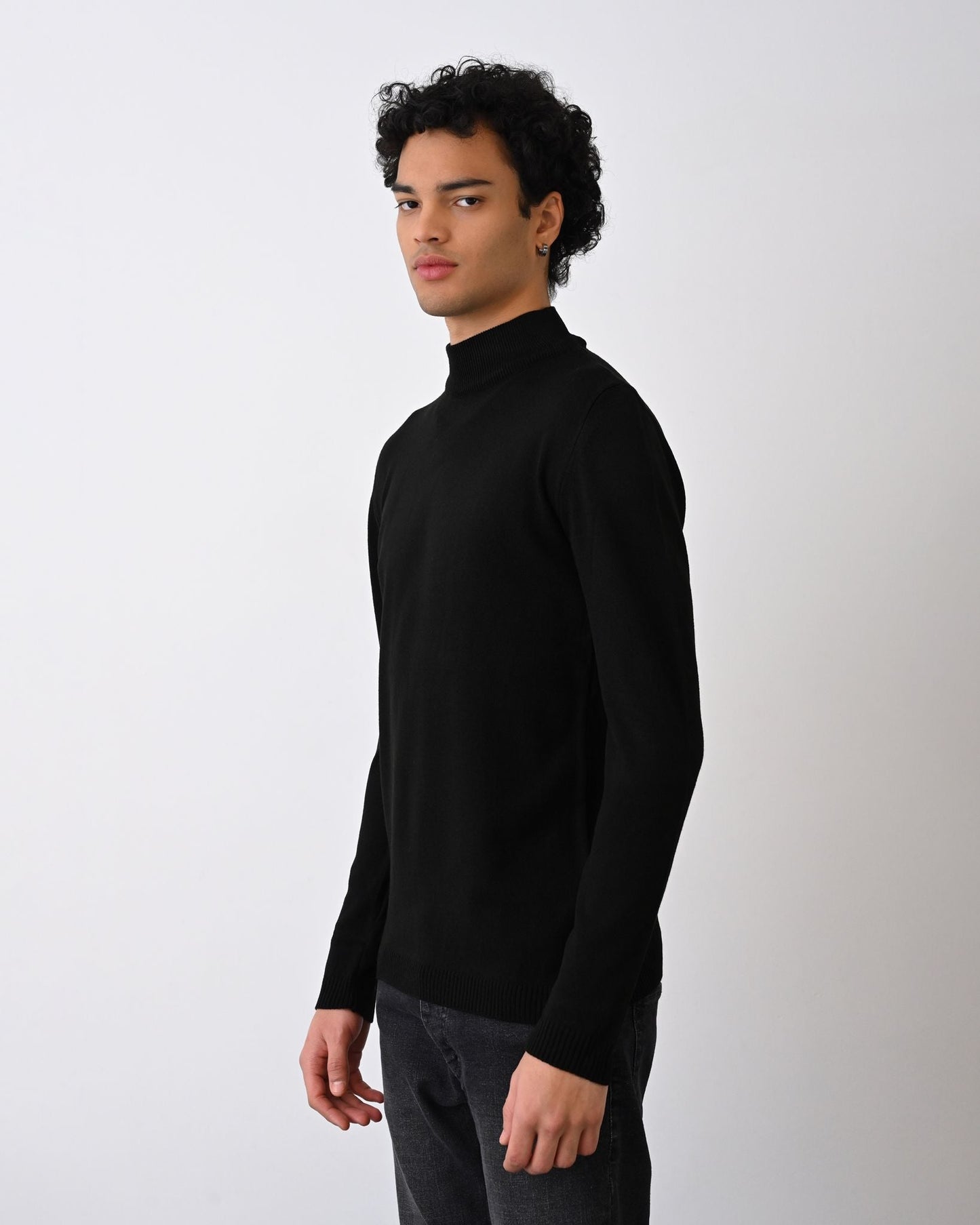 Turtleneck Knit Sweater