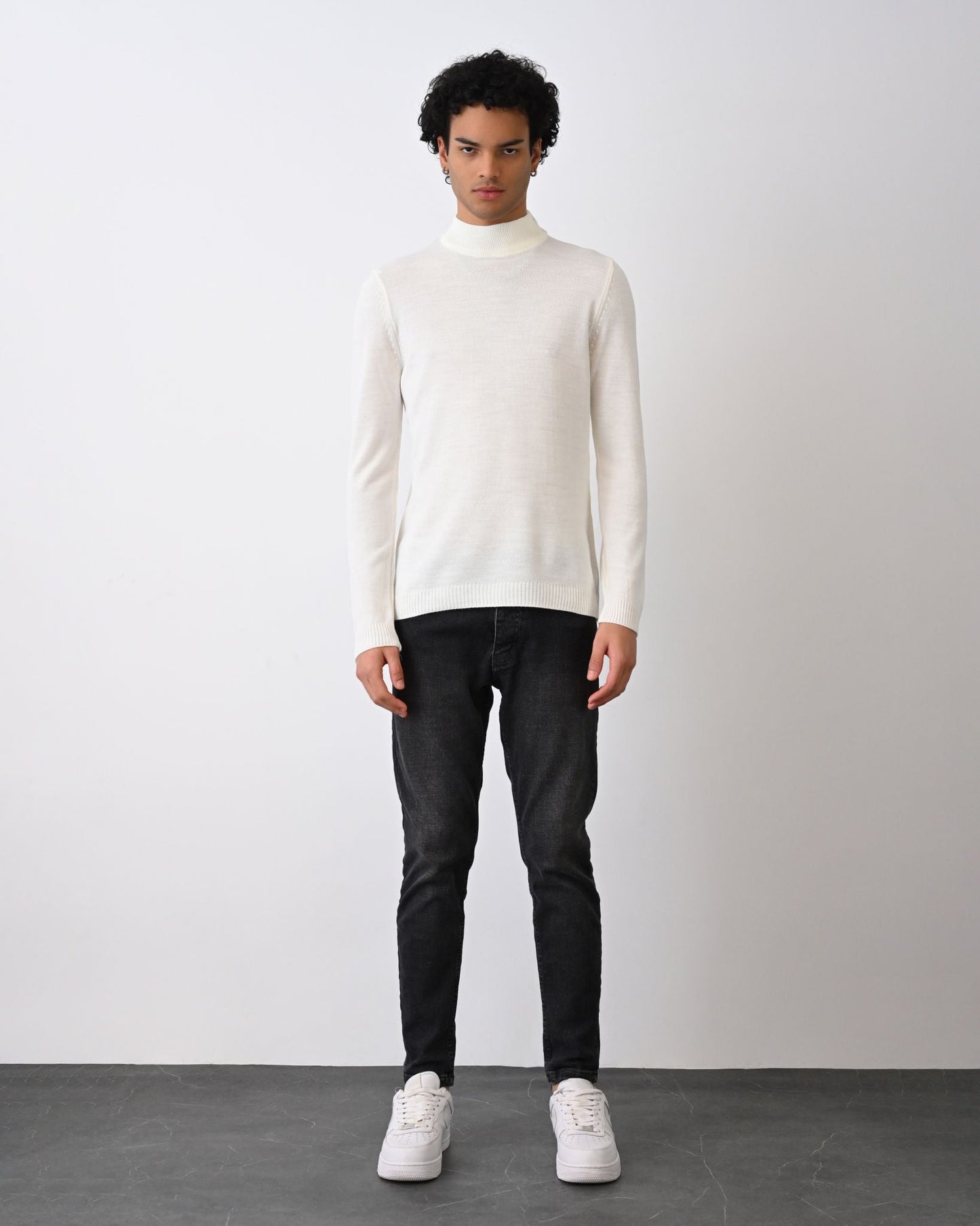 Turtleneck Knit Sweater