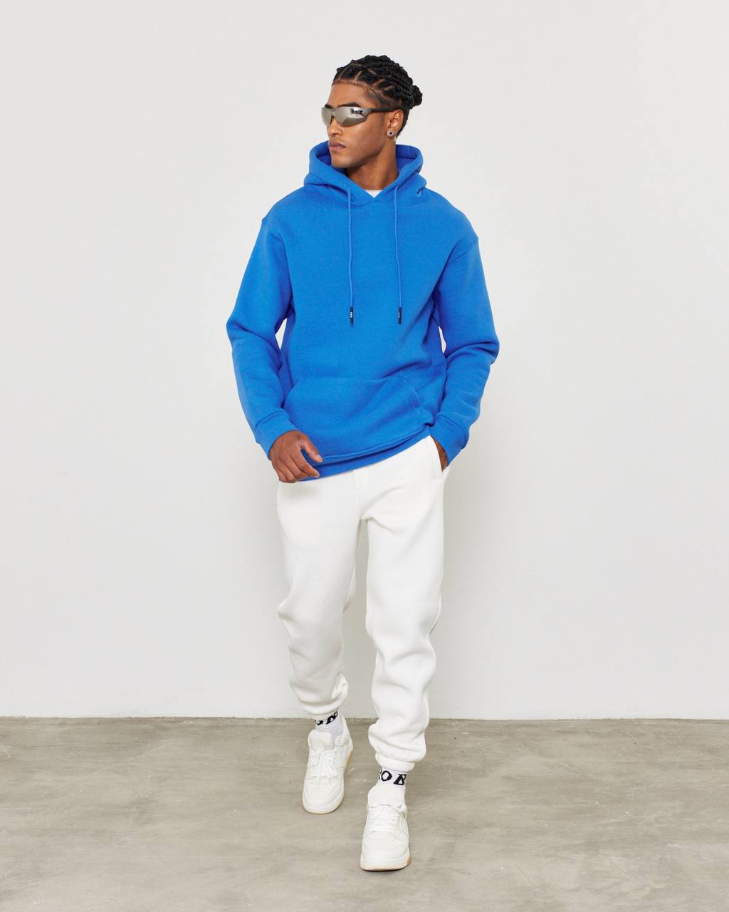 Oversized Hoodie Sweatshirt in Solid Color