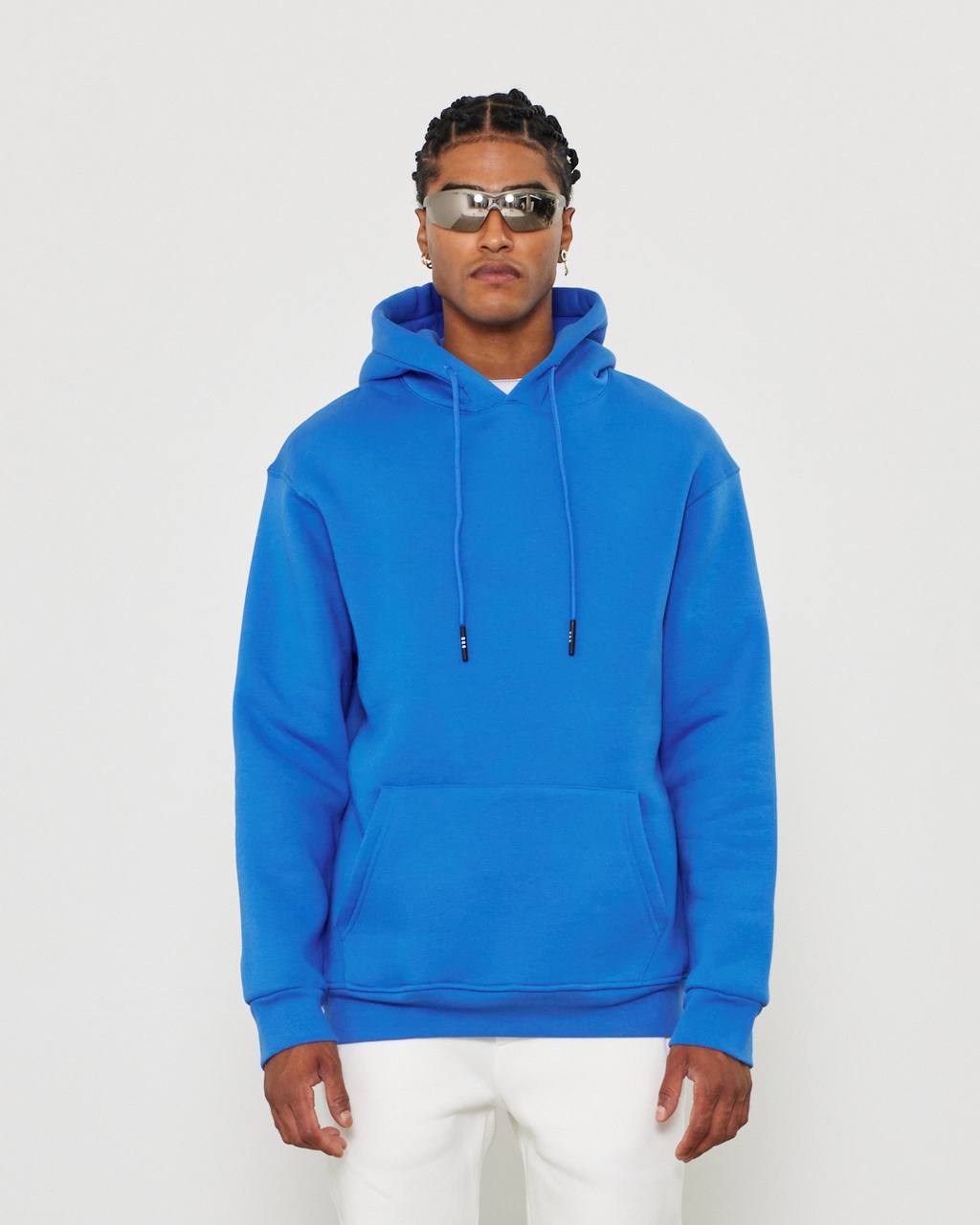 Oversized Hoodie Sweatshirt in Solid Color