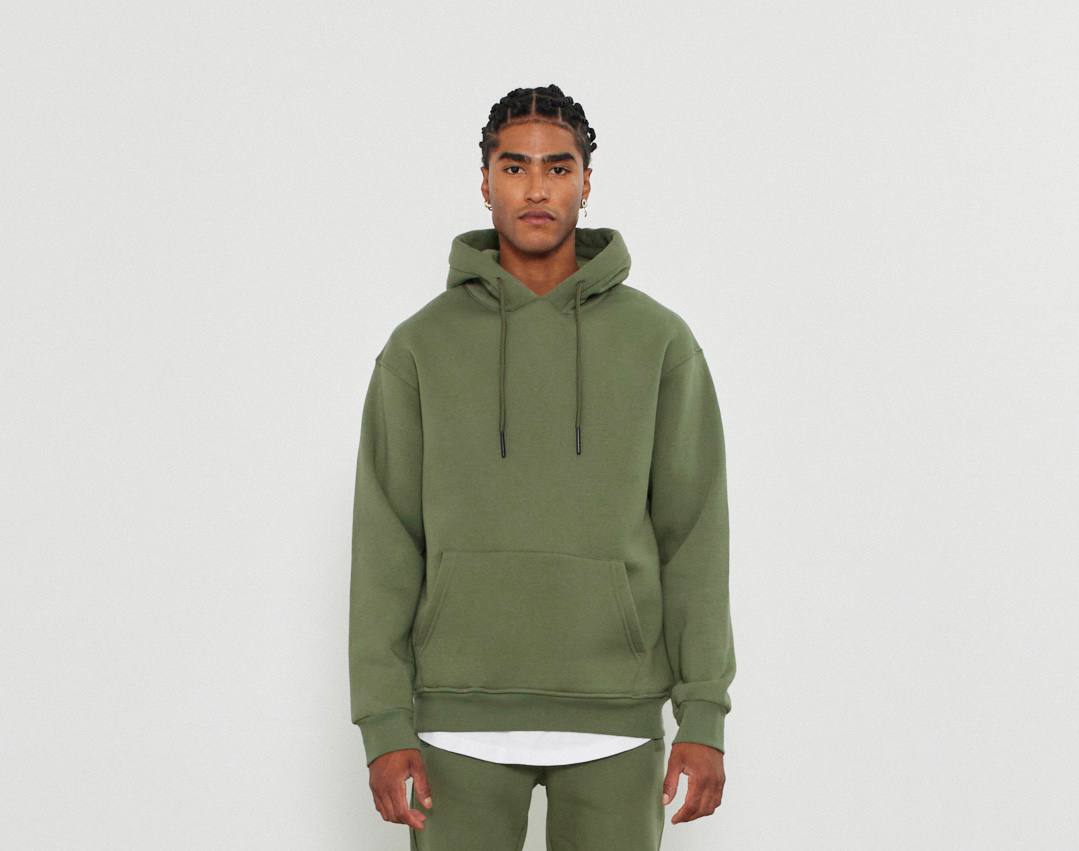 Oversized Hoodie Sweatshirt in Solid Color