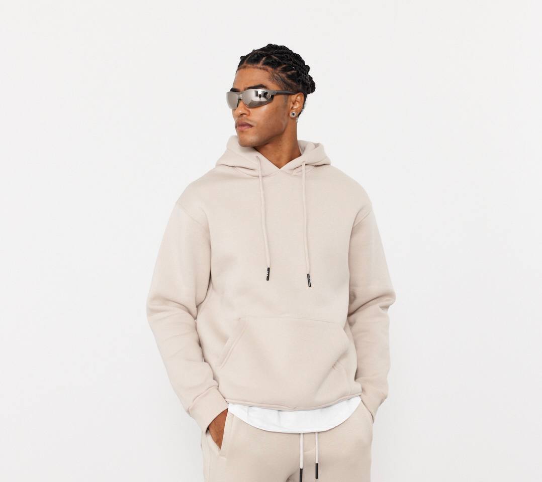Oversized Hoodie Sweatshirt in Solid Color