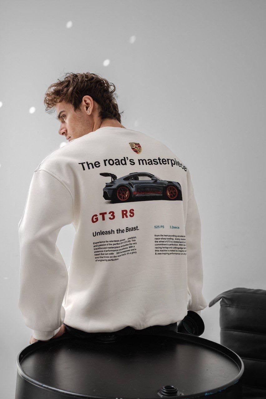 Porsche Printed Oversized Sweatshirt