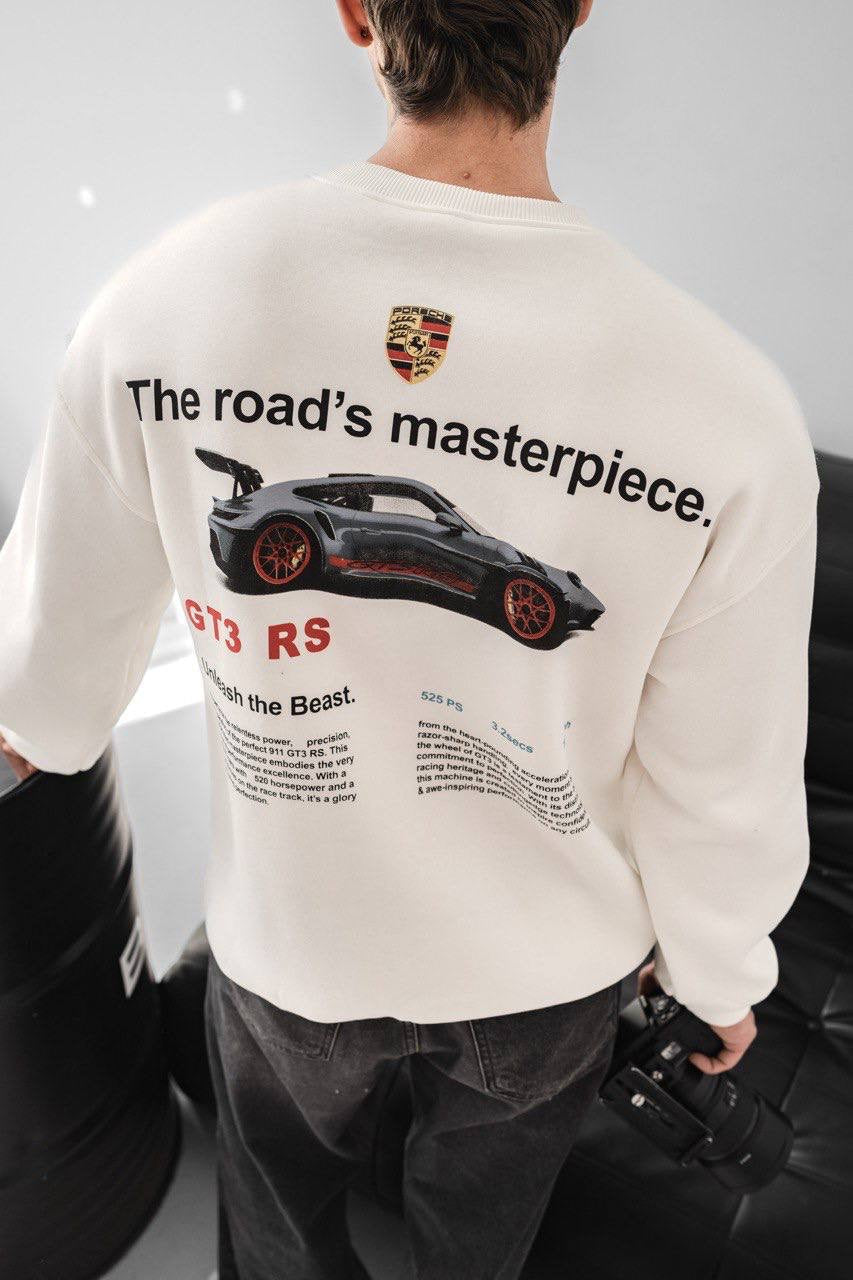 Porsche Printed Oversized Sweatshirt