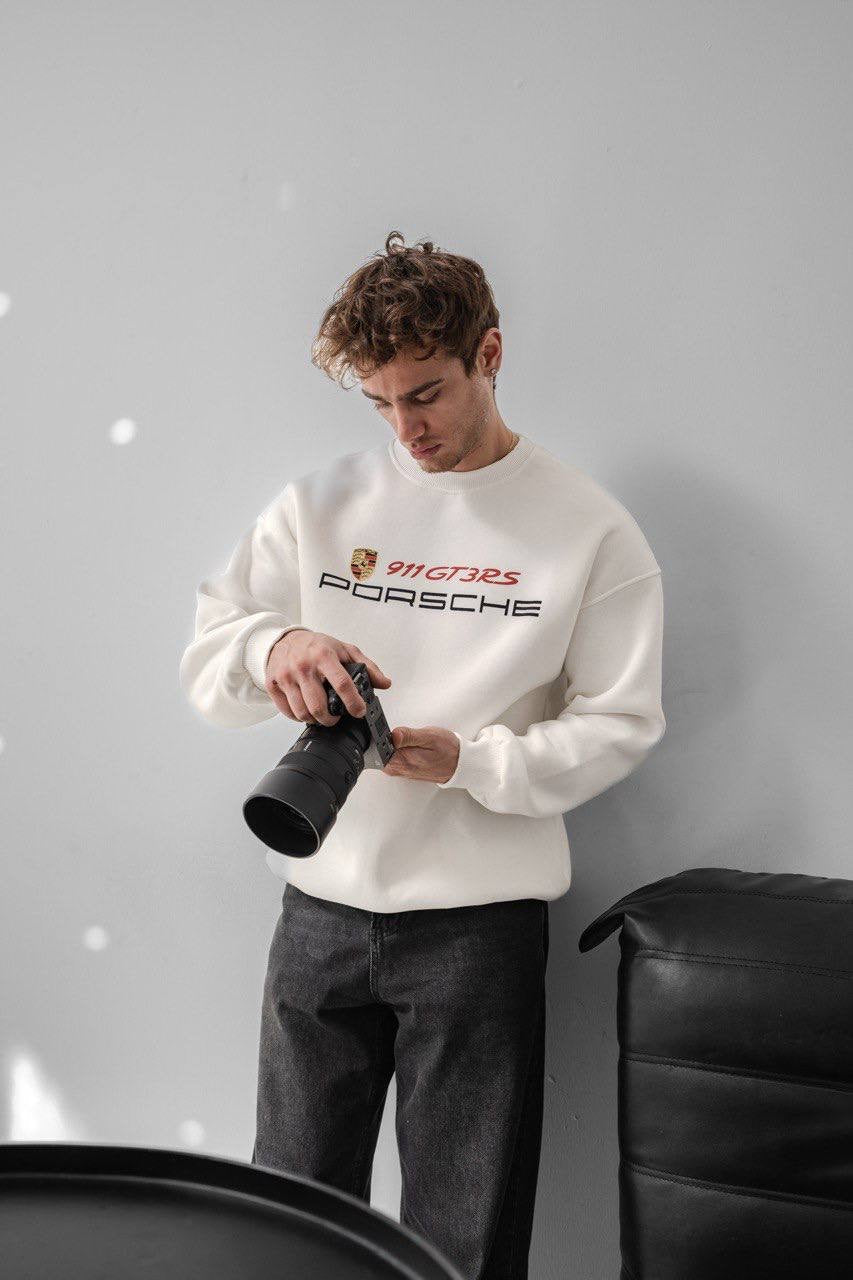 Porsche Printed Oversized Sweatshirt