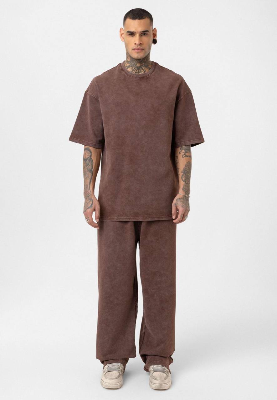 Oversized Washed Tracksuit Set