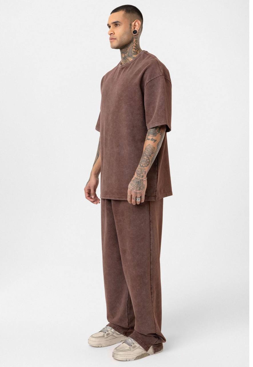 Oversized Washed Tracksuit Set