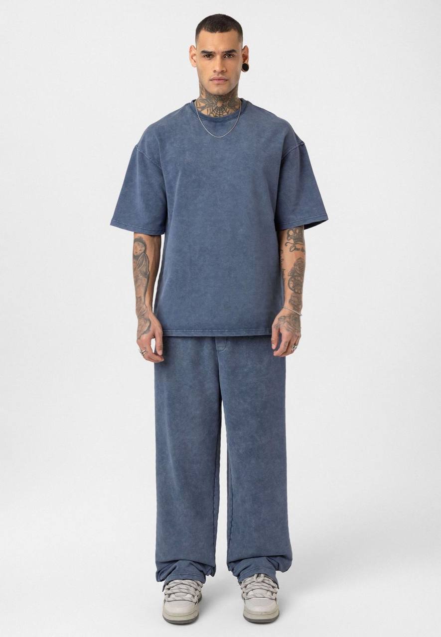 Oversized Washed Tracksuit Set