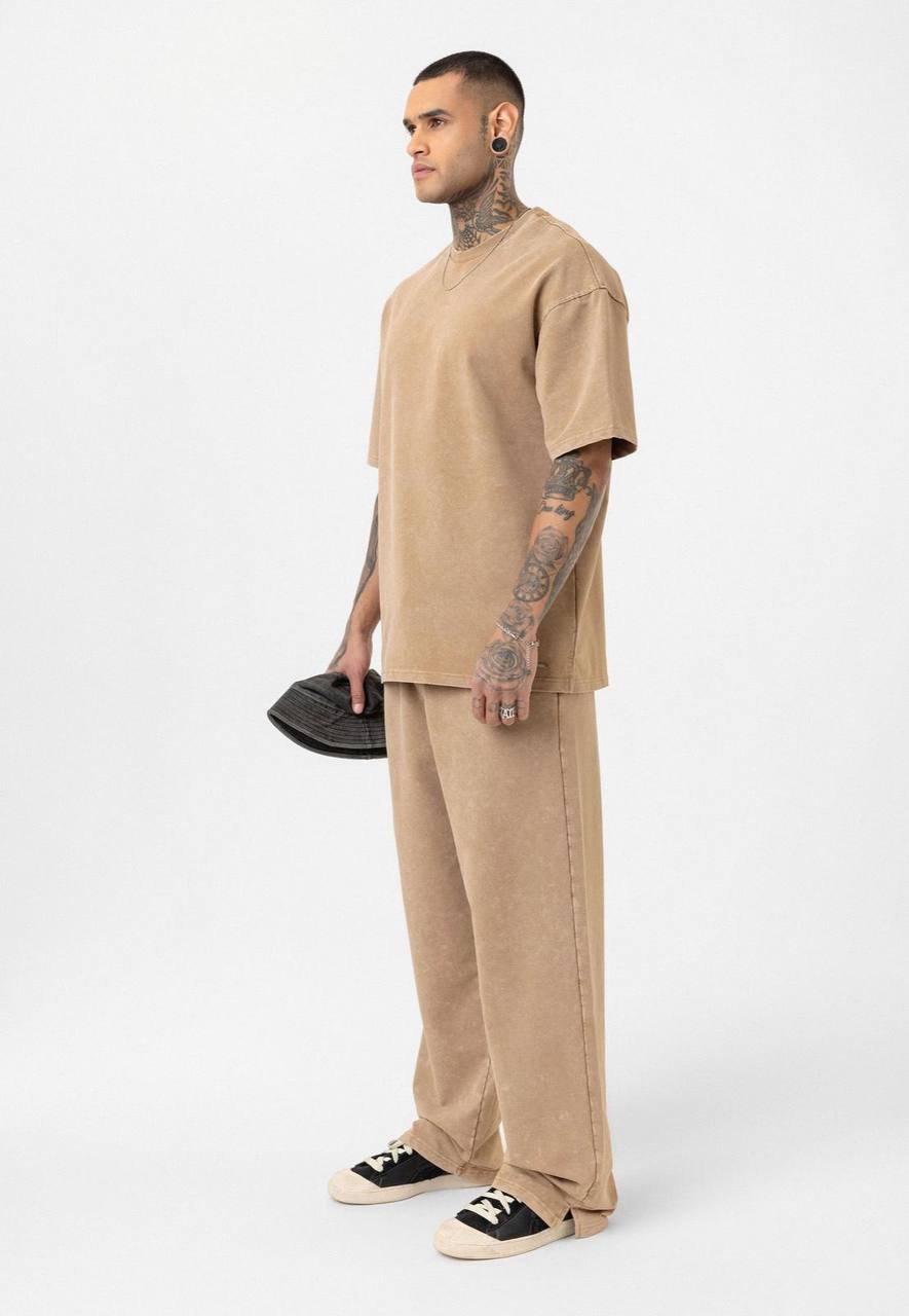Oversized Washed Tracksuit Set