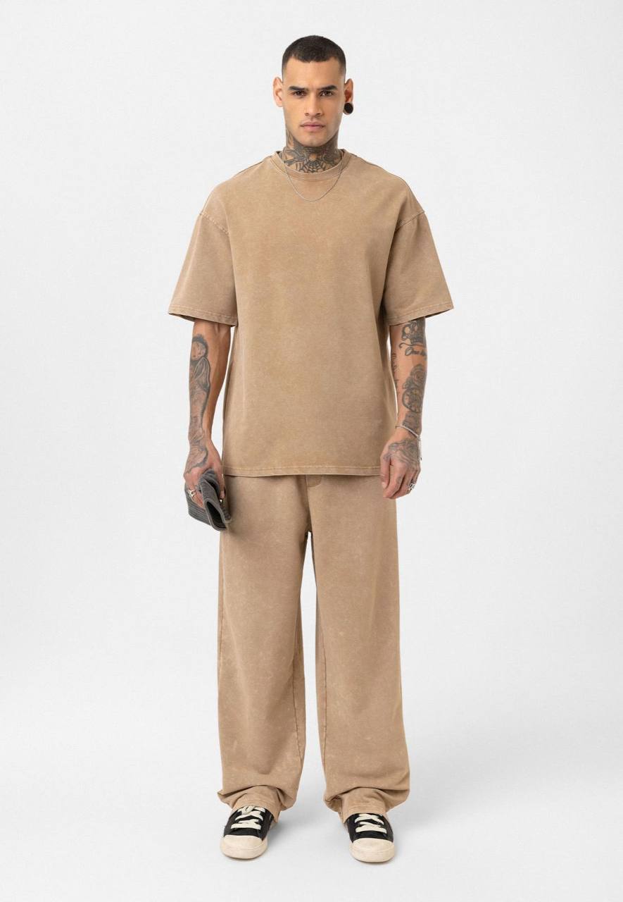 Oversized Washed Tracksuit Set