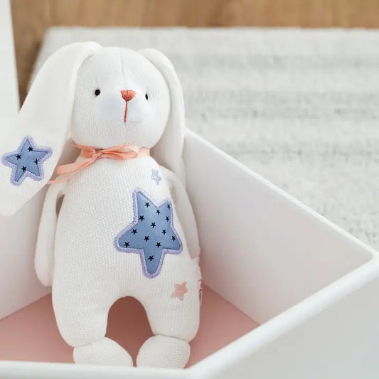 “Star” Soft Baby Plush Toy — Bunny (Мягкая игрушка для малышей «Звёздочка» — Зайчик)