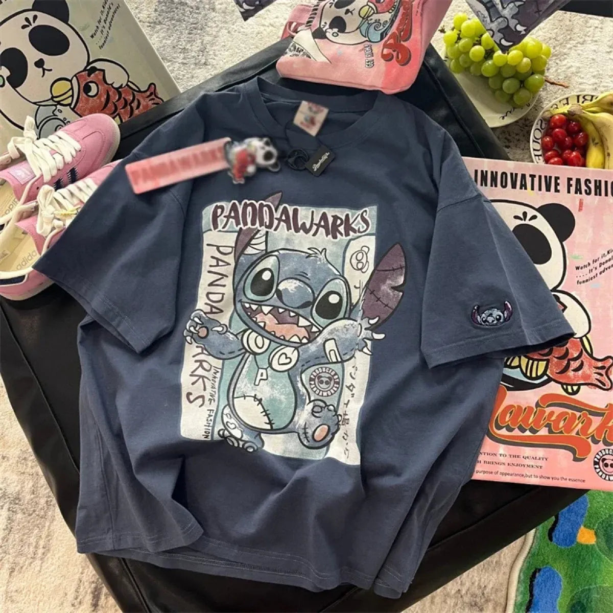 Harajuku Cartoon Graphic T-Shirt