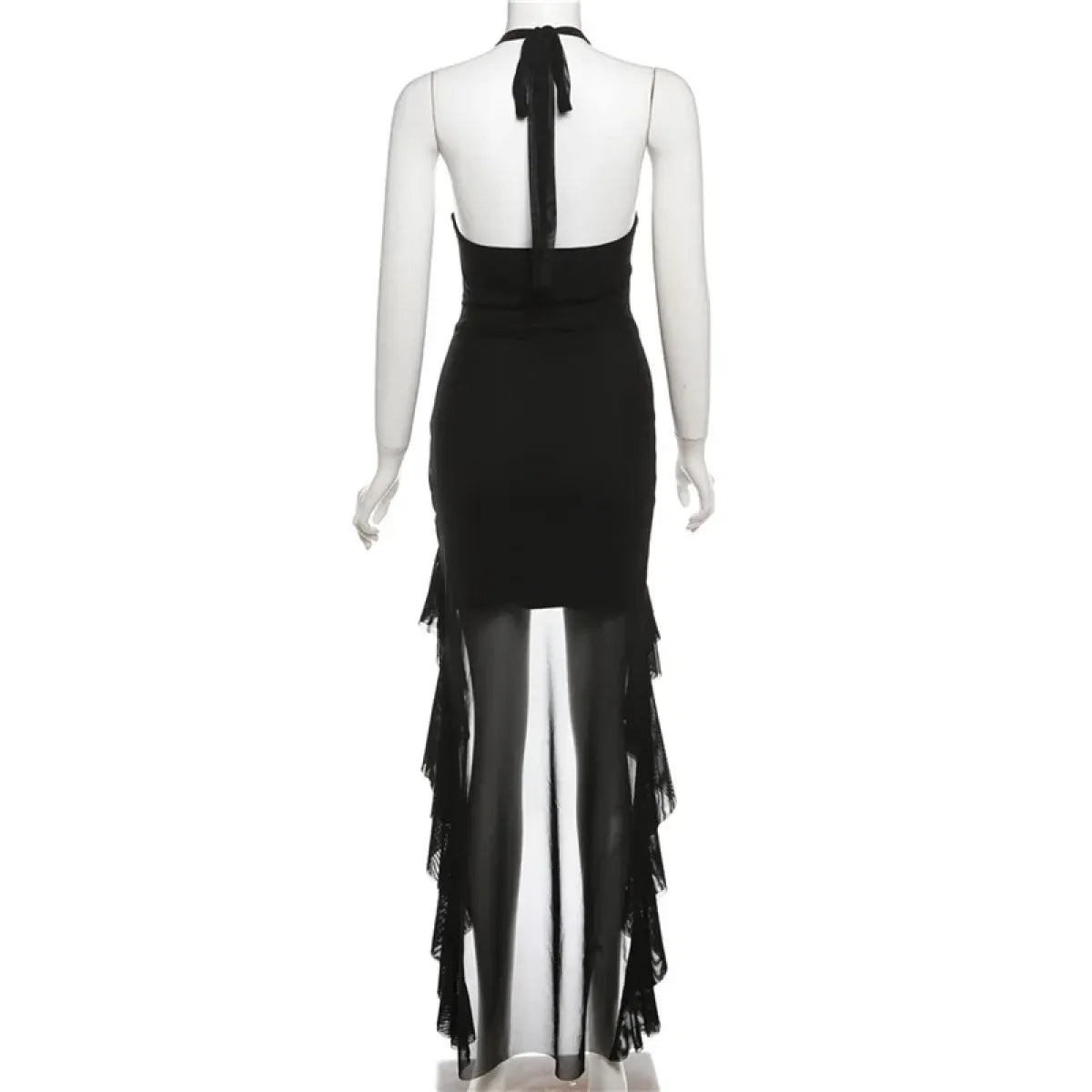 Harajuku Irregular Ruffle Dress