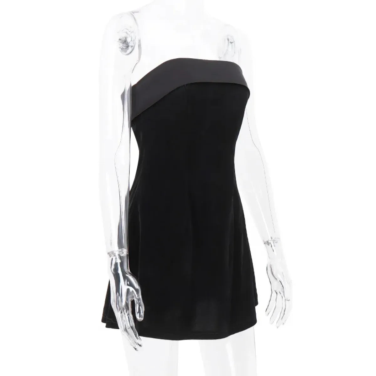 Elegant Velvet Mini Dress