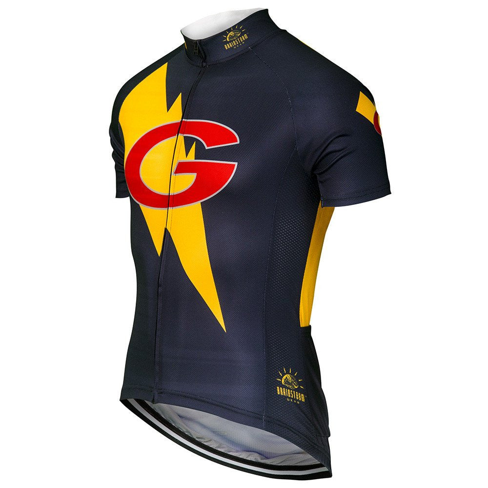 Sesame Street Super Grover Men's Cycling Jersey (M, 3XL)