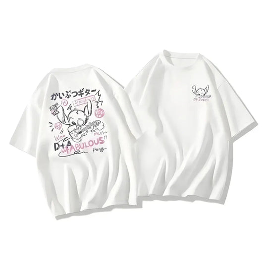 Harajuku Stitch Graphic T-Shirt