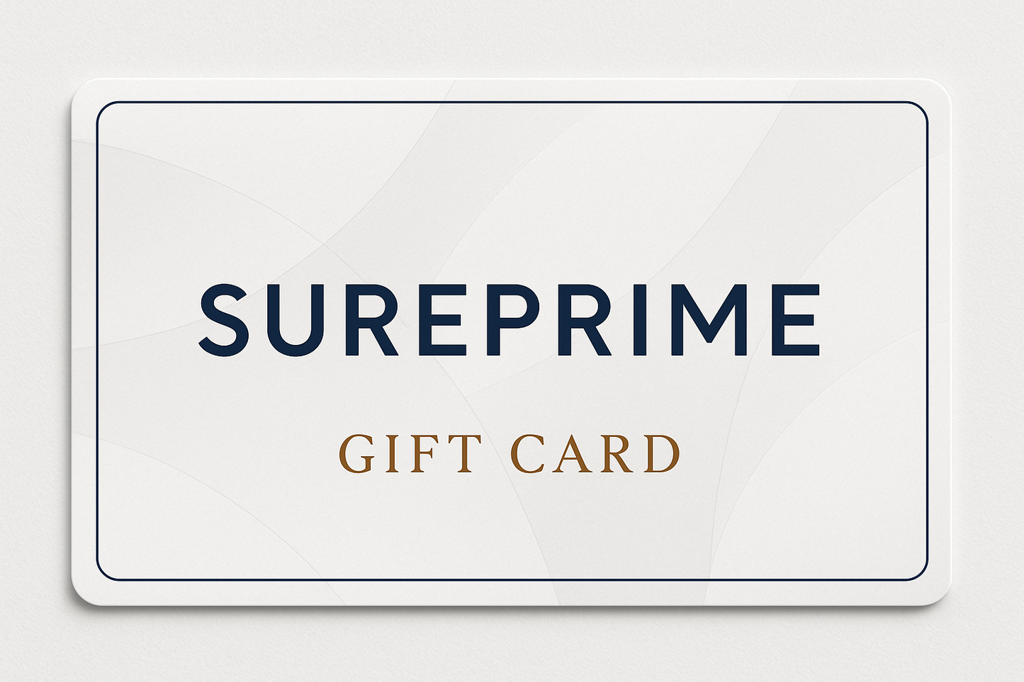 sureprime gift card