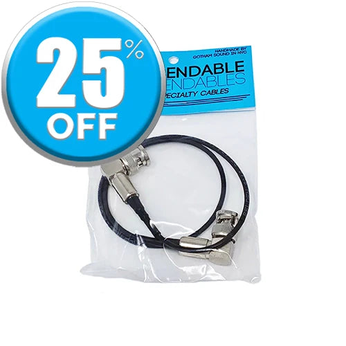 BNC RA to BNC RA 50 Ohm Cable - 15" Length