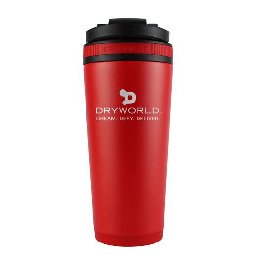 Custom Dryworld 26oz Ice Shaker - Red