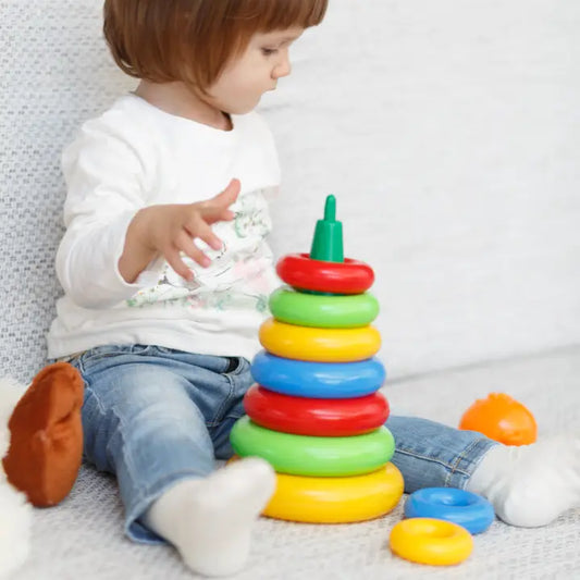 Educational toy "Pyramid" LUX in a box, Tigres