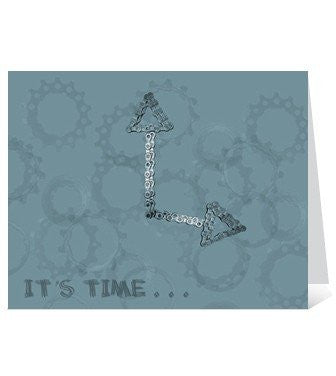 Skeese Greets "It's Time" Birthday Card