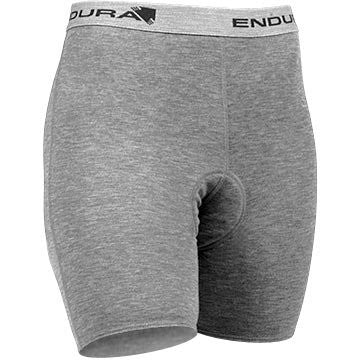 Endura Women's PADDED CoolMax CYCLING Boxers - Grey