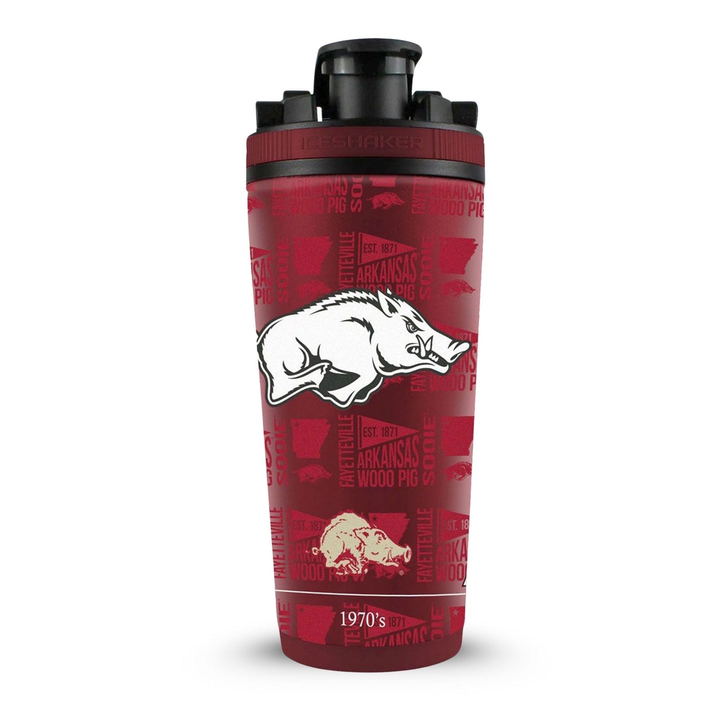 The College Vault - University of Arkansas 4D Ice Shaker