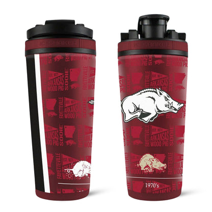 The College Vault - University of Arkansas 4D Ice Shaker