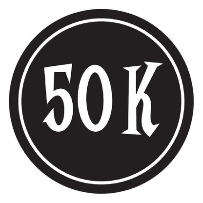 2.5-inch Round Runner Stickers (You Choose the Design & Color) SET OF 4