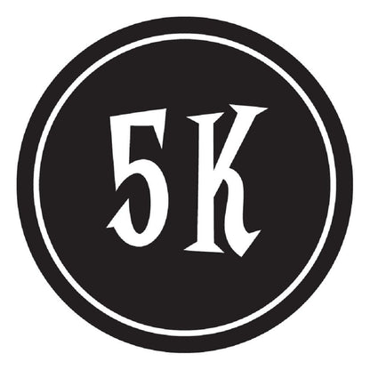 2.5-inch Round Runner Stickers (You Choose the Design & Color) SET OF 4