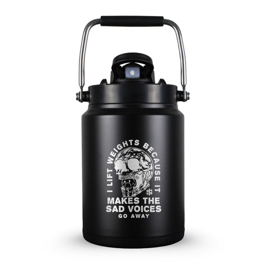 Custom Iron Sanctuary Half Gallon Jugs