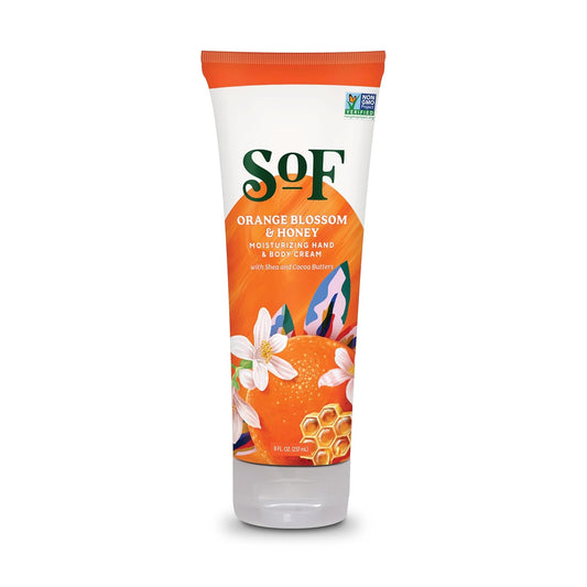 South of France Orange Blossom and Honey Moisturizing Hand and Body Cream Travel Size 1 fl. oz