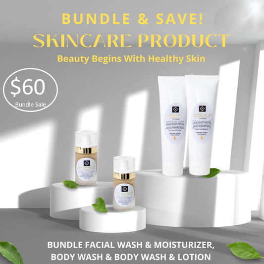 women's skincare bundles of healthy skincare items