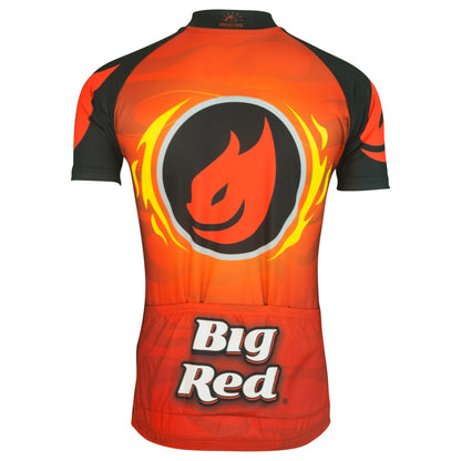 Big Red Men's Cycling Jersey (S, M, L, XL, 2XL, 3XL)