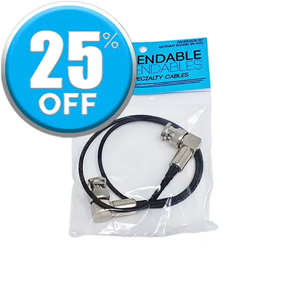 BNC RA to BNC RA Cable - 18" Length