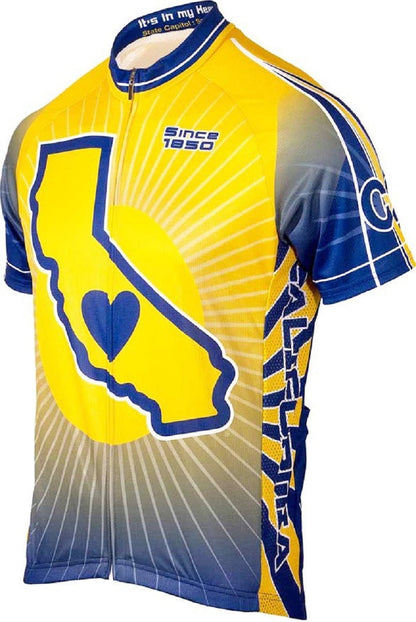 California Men's Cycling Jersey (S, M, L, XL, 2XL, 3XL)