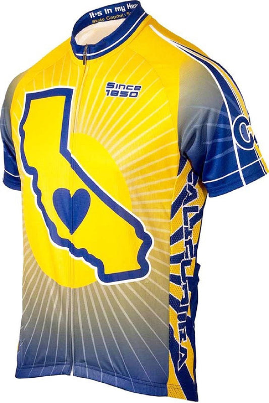 California Men's Cycling Jersey (S, M, L, XL, 2XL, 3XL)