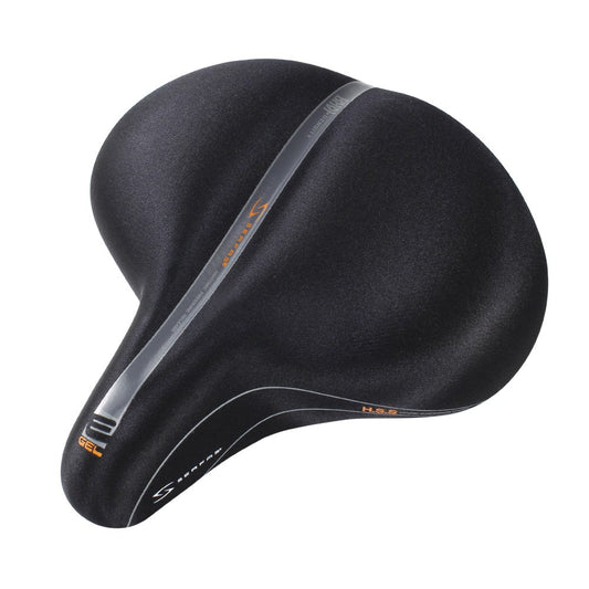 Serfas EG-8966E Cruiser E-GEL Elastomer Rear Suspension Lycra Saddle