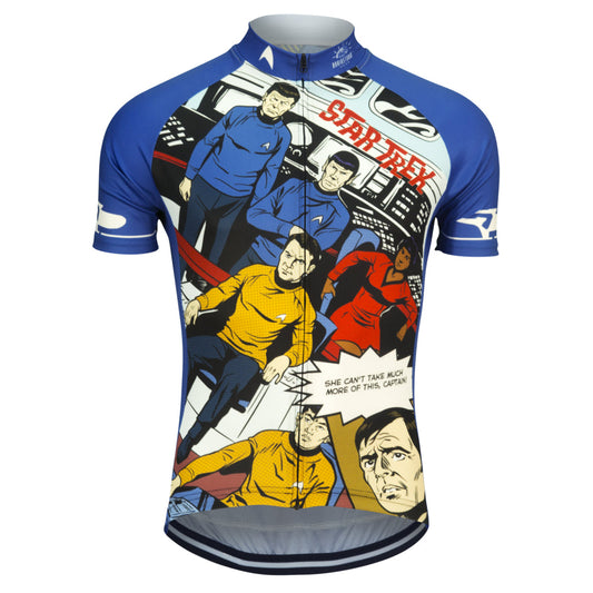 Star Trek Galaxy Pop Men's Cycling Jersey (Small)